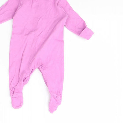 F&F Girls Purple   Babygrow One-Piece Size 0-3 Months