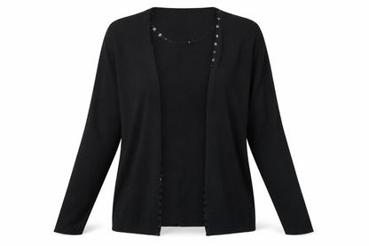 Womens UK Size S Akal Black Pullover Jumper