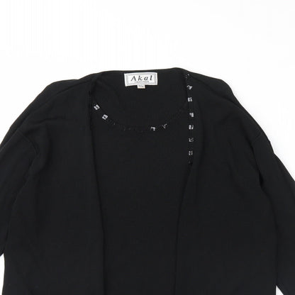 Womens UK Size S Akal Black Pullover Jumper