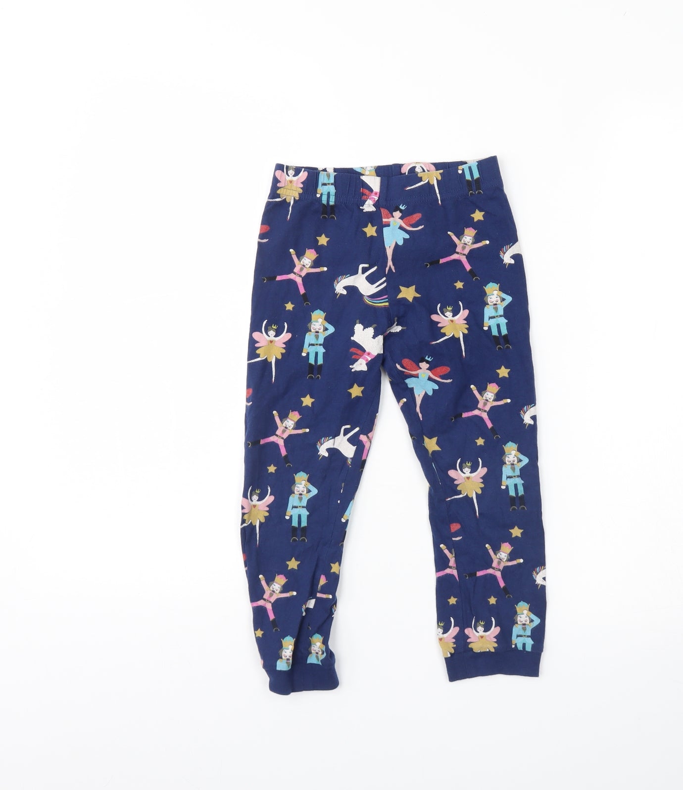 m&s Girls Blue Animal Print  Cami Pyjama Pants Size 4 Years