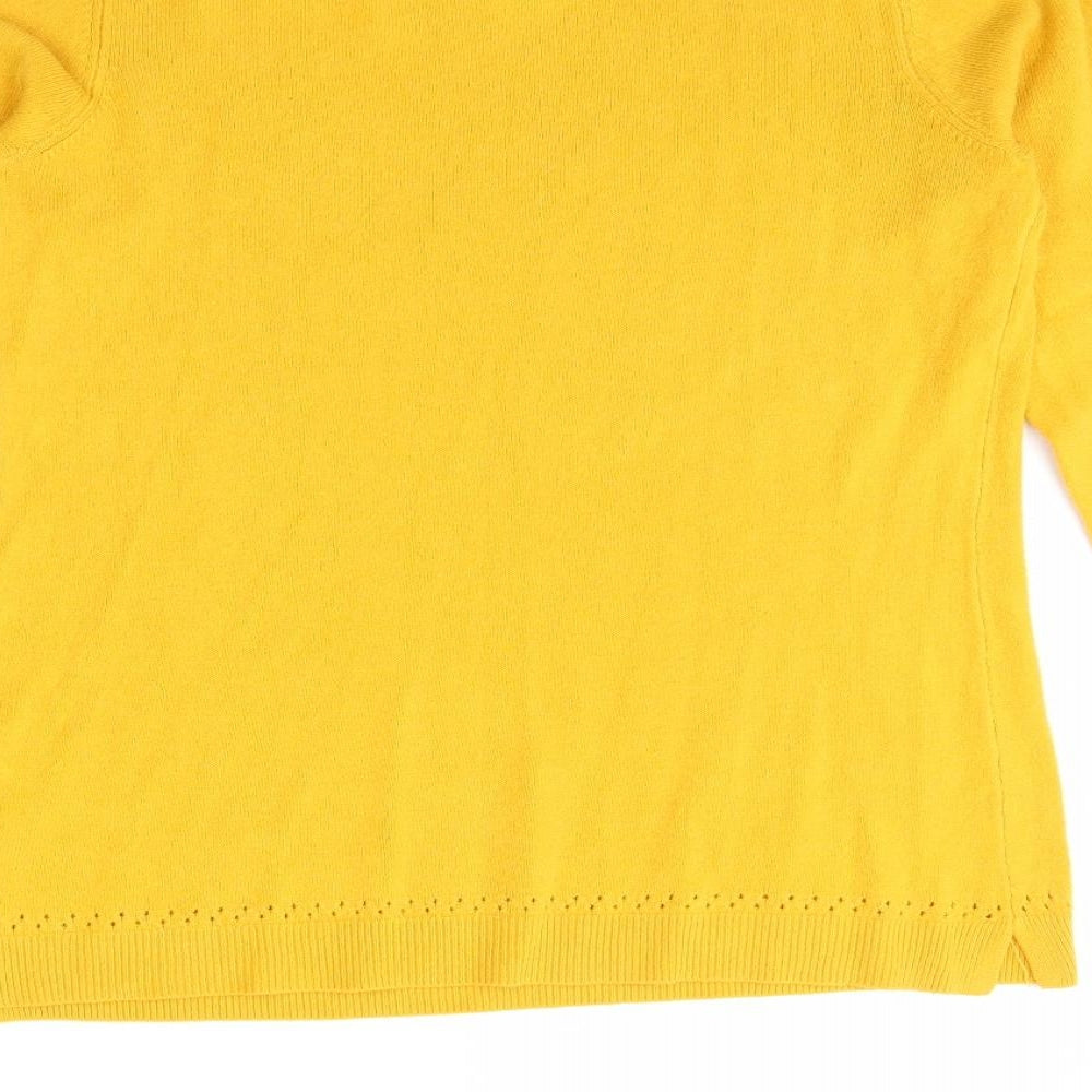 Womens UK Size 16 Papaya Yellow Pullover Jumper