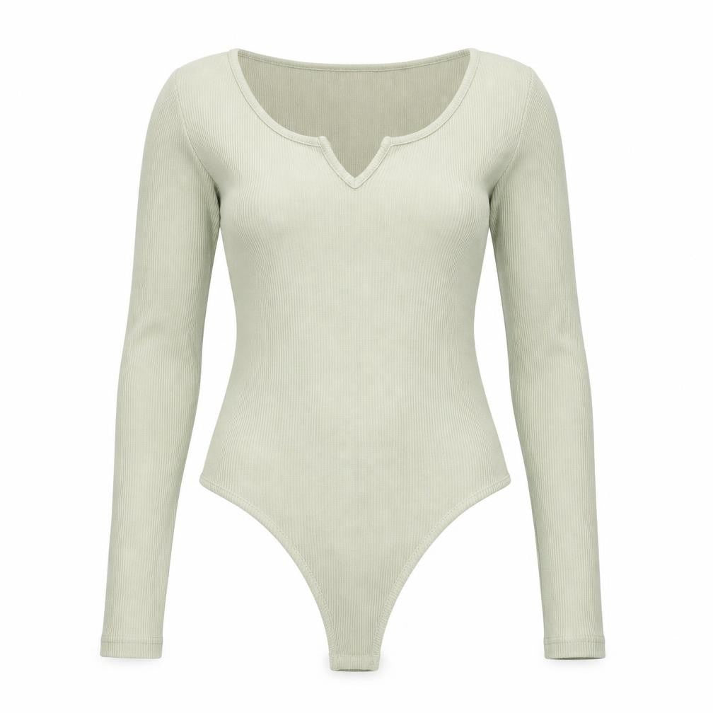 Womens UK Size 10 Misspap One-Piece Green Bodysuit