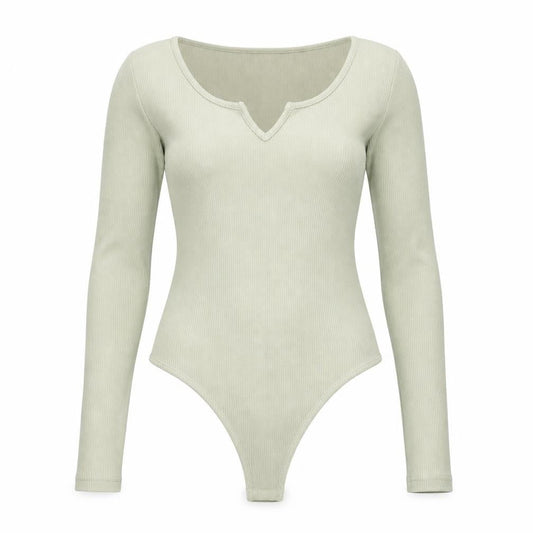 Womens UK Size 10 Misspap One-Piece Green Bodysuit