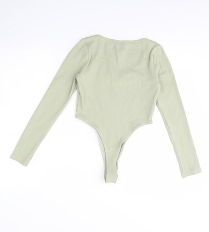 Misspap Womens Green   Bodysuit One-Piece Size 10