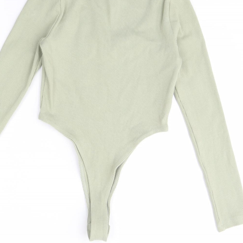 Misspap Womens Green   Bodysuit One-Piece Size 10