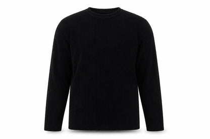 Mens UK Size L Easy Black Pullover Jumper