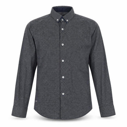 Mens UK Size L NEXT Black  Button-Up Long Sleeve Casual Shirt