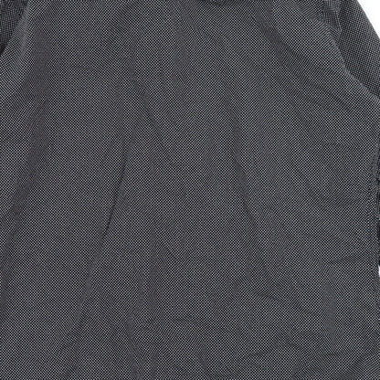 Mens UK Size L NEXT Black  Button-Up Long Sleeve Casual Shirt