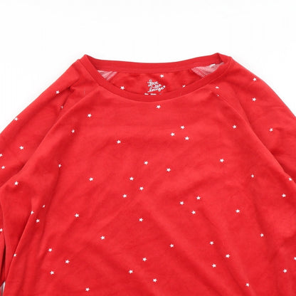Love to Lounge Womens Red Polka Dot  Top Pyjama Top Size S