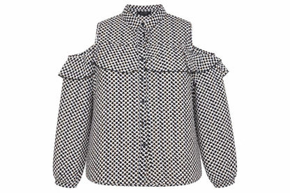 Womens UK Size 14 Atmosphere Black Basic Blouse