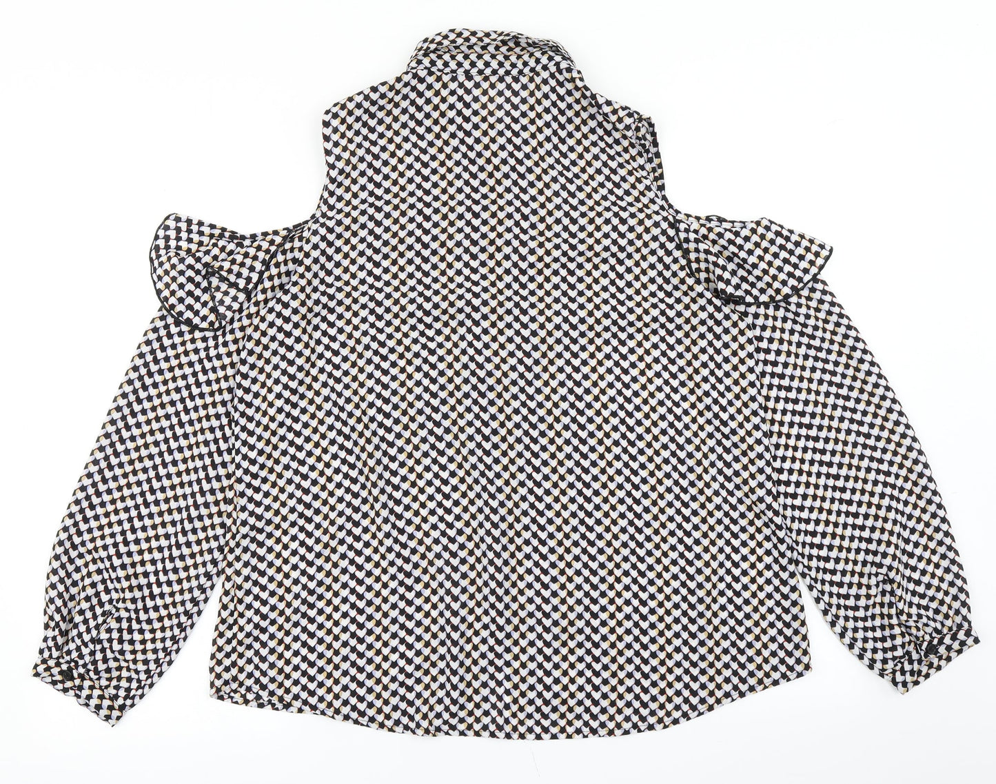 Womens UK Size 14 Atmosphere Black Basic Blouse