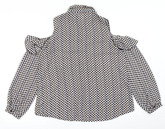 Womens UK Size 14 Atmosphere Black Basic Blouse
