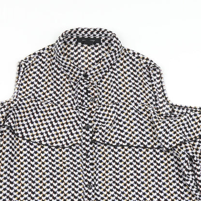 Womens UK Size 14 Atmosphere Black Basic Blouse