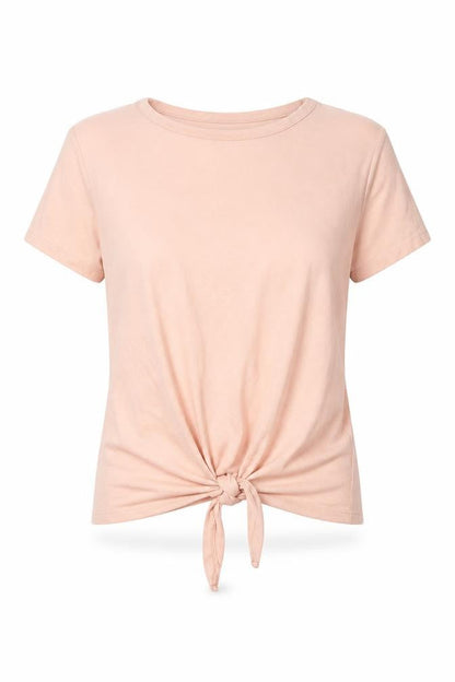 Womens UK Size 12 Pretty Secrets Pink Basic T-Shirt