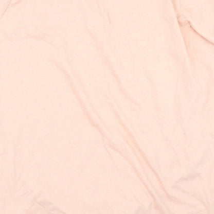 Womens UK Size 12 Pretty Secrets Pink Basic T-Shirt