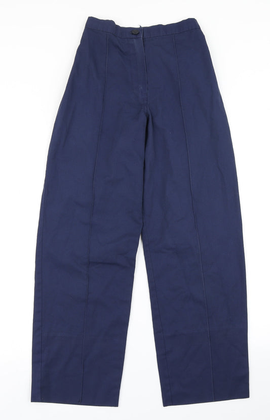 Womens UK Size 8 Simon Jersey Regular Fit Cargo Blue Trousers