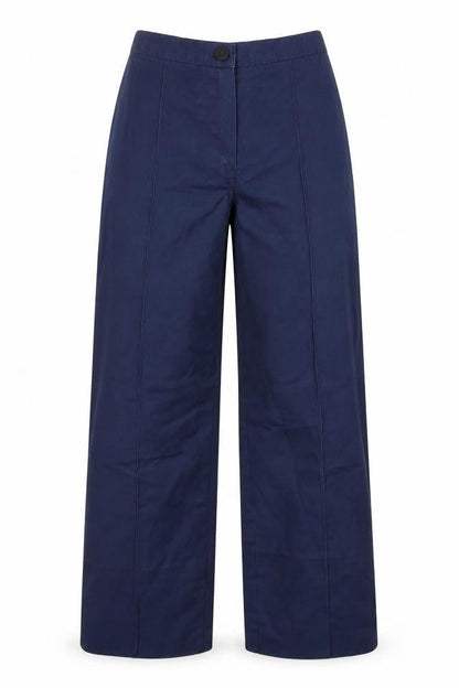 Womens UK Size 8 Simon Jersey Regular Fit Cargo Blue Trousers