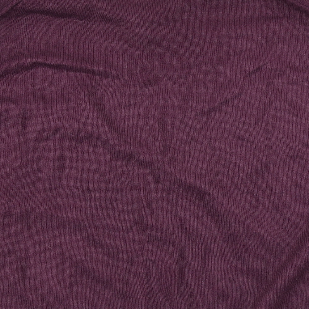 Womens UK Size L Capsule Purple Pullover Jumper
