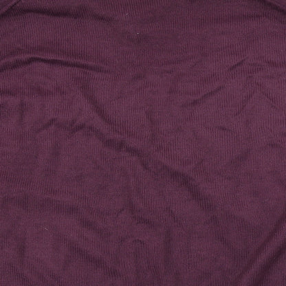 Womens UK Size L Capsule Purple Pullover Jumper
