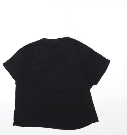 kenya Womens Black   Basic T-Shirt Size S