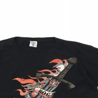 kenya Womens Black   Basic T-Shirt Size S