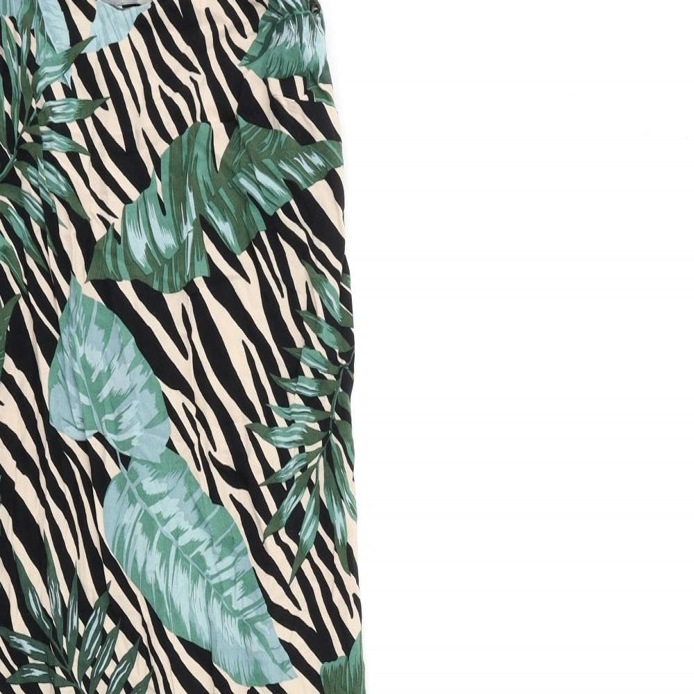 Dorothy Perkins Womens Black Striped  Maxi  Size 8