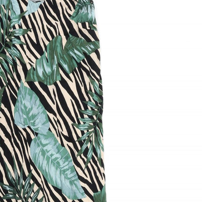 Dorothy Perkins Womens Black Striped  Maxi  Size 8