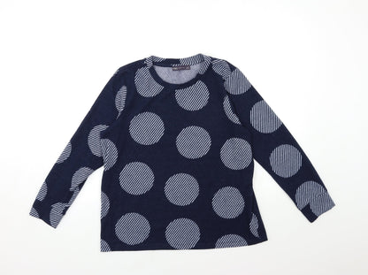 Womens UK Size 14 Marks and Spencer Blue Pullover Jumper