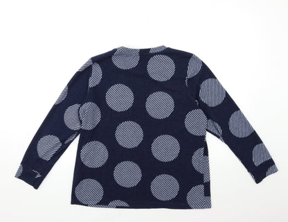 Womens UK Size 14 Marks and Spencer Blue Pullover Jumper