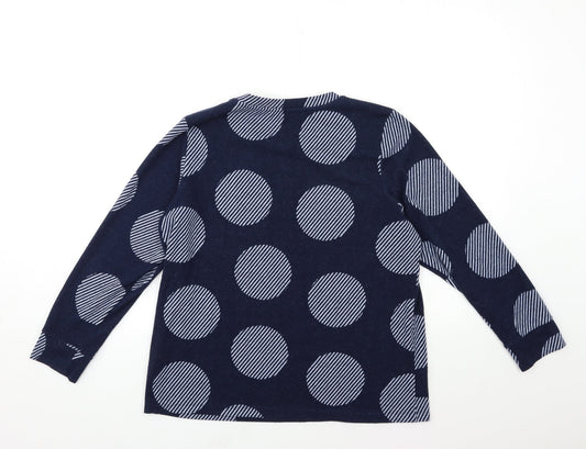Womens UK Size 14 Marks and Spencer Blue Pullover Jumper