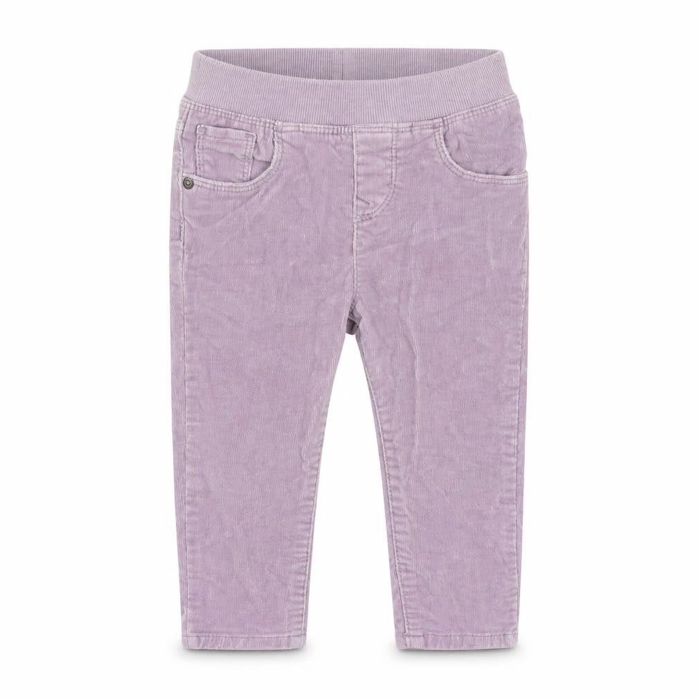 Front view of Gap Baby Grey Corduroy Jogger Trousers, size 18, Months