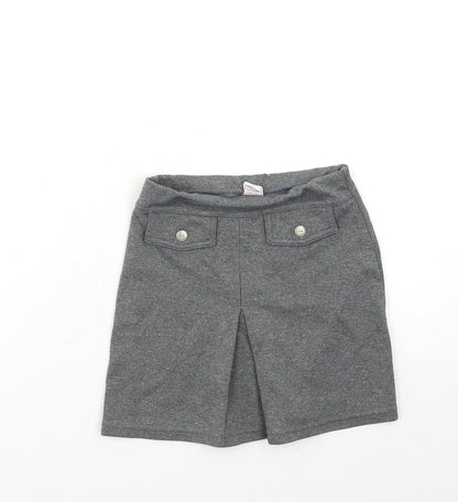 Adams Girls Grey   A-Line Skirt Size 4 Years