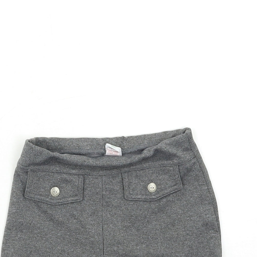 Adams Girls Grey   A-Line Skirt Size 4 Years