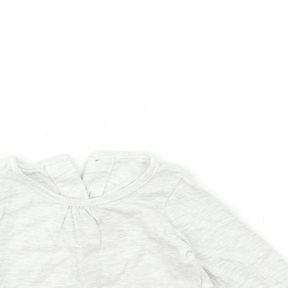 Matalan Baby Grey   Basic T-Shirt Size 0-3 Months