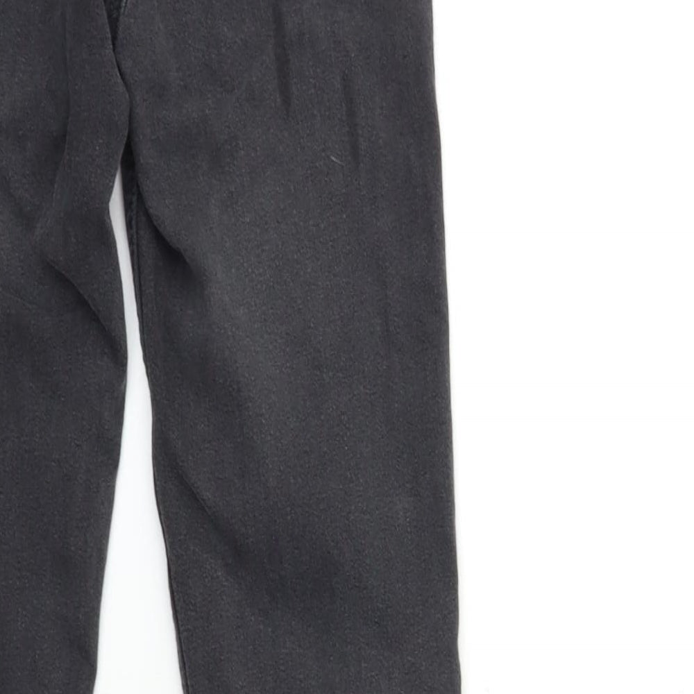Womens UK Size 25 in H&M Regular Fit Skinny Black Jeans