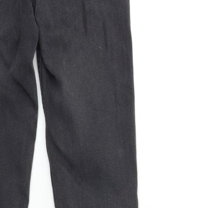 Womens UK Size 25 in H&M Regular Fit Skinny Black Jeans