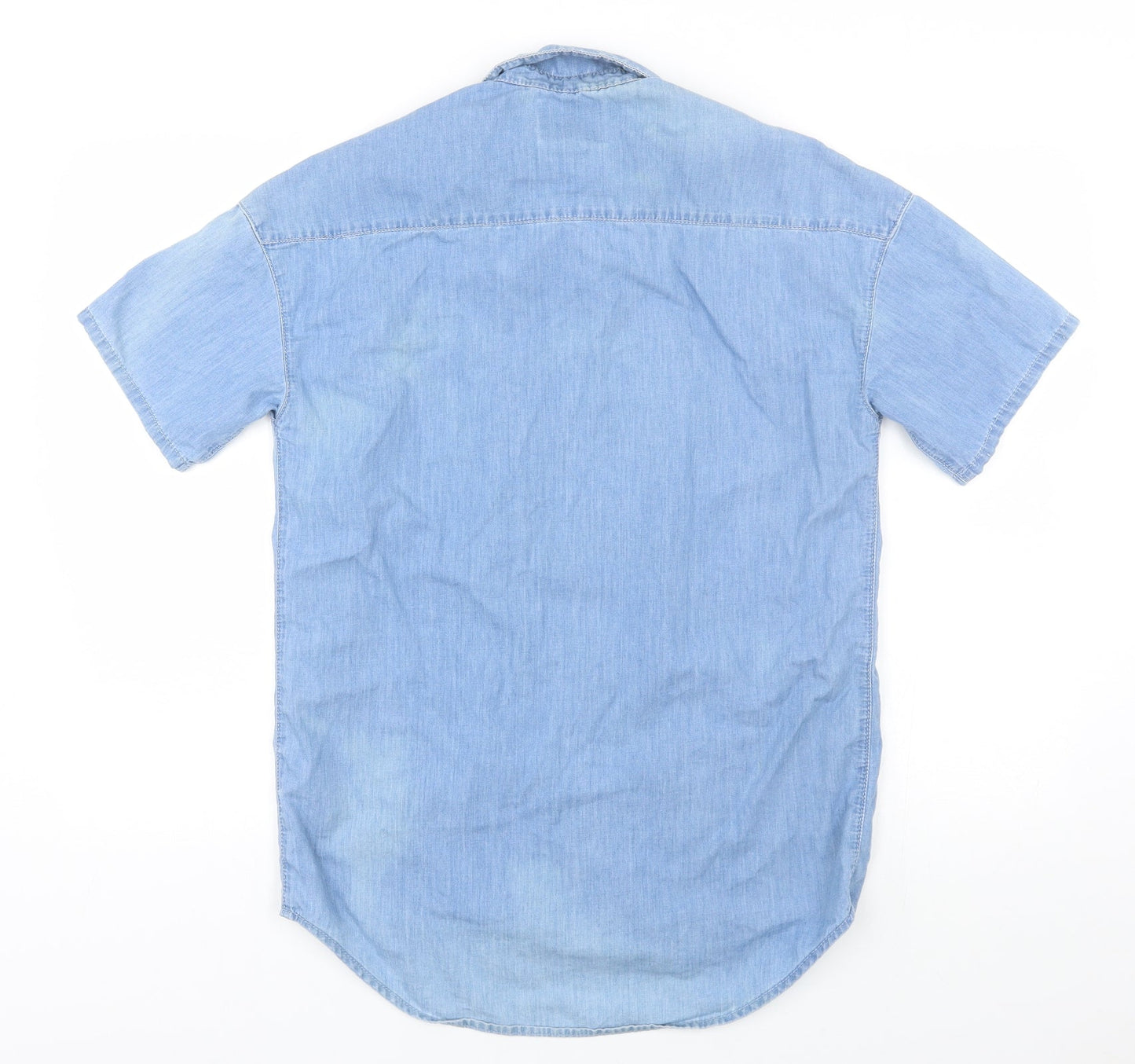 Topman Mens Blue    Button-Up Size S