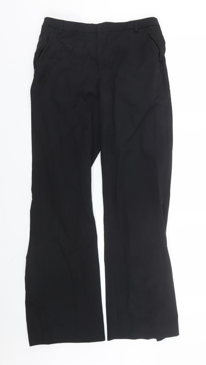 MNG Womens Black   Trousers  Size 14 L29 in