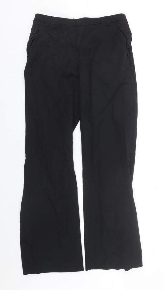 MNG Womens Black   Trousers  Size 14 L29 in