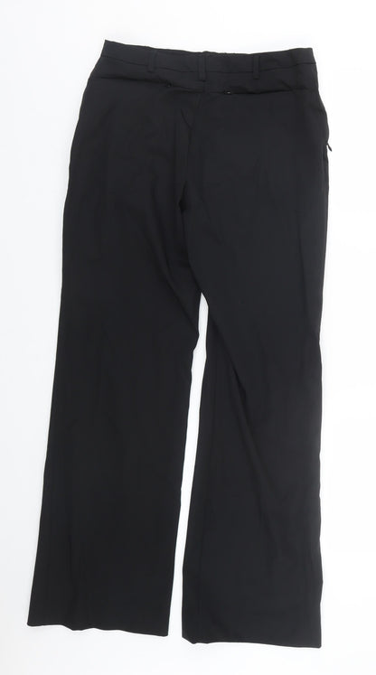 MNG Womens Black   Trousers  Size 14 L29 in