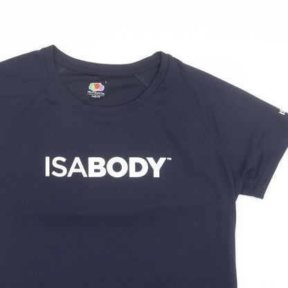 Fruit of the Loom Womens Blue   Basic T-Shirt Size L