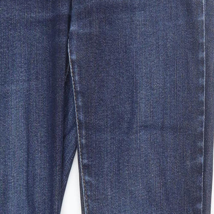 Lux Womens Blue  Denim Skinny Jeans Size 28 L29 in