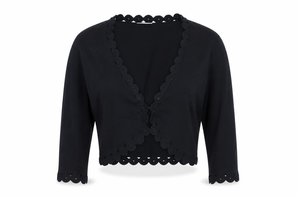 Womens UK Size 20 Wallis Black Cape Jumper
