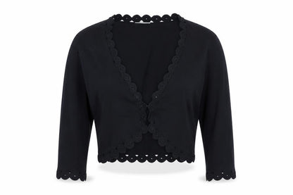 Womens UK Size 20 Wallis Black Cape Jumper