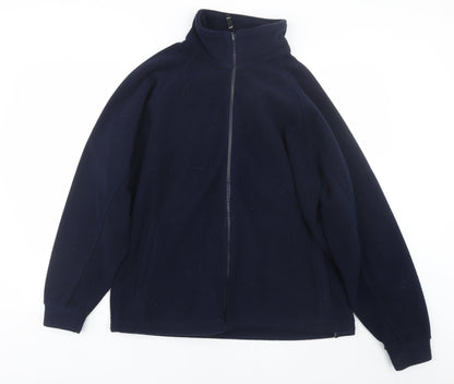 Womens UK Size S Regetta Blue Full Zip Sweatshirt