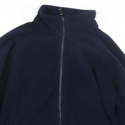 Womens UK Size S Regetta Blue Full Zip Sweatshirt