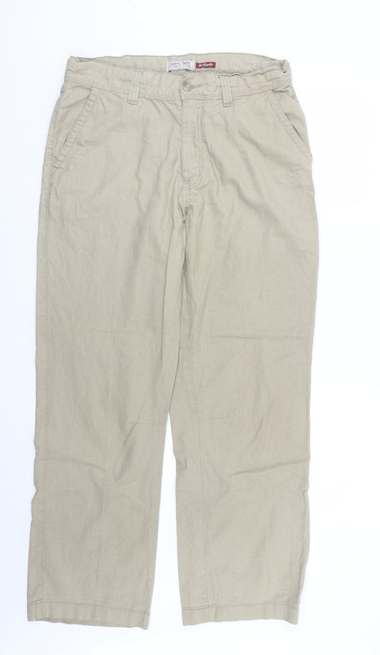 TU Womens Beige   Trousers  Size 36 L29 in