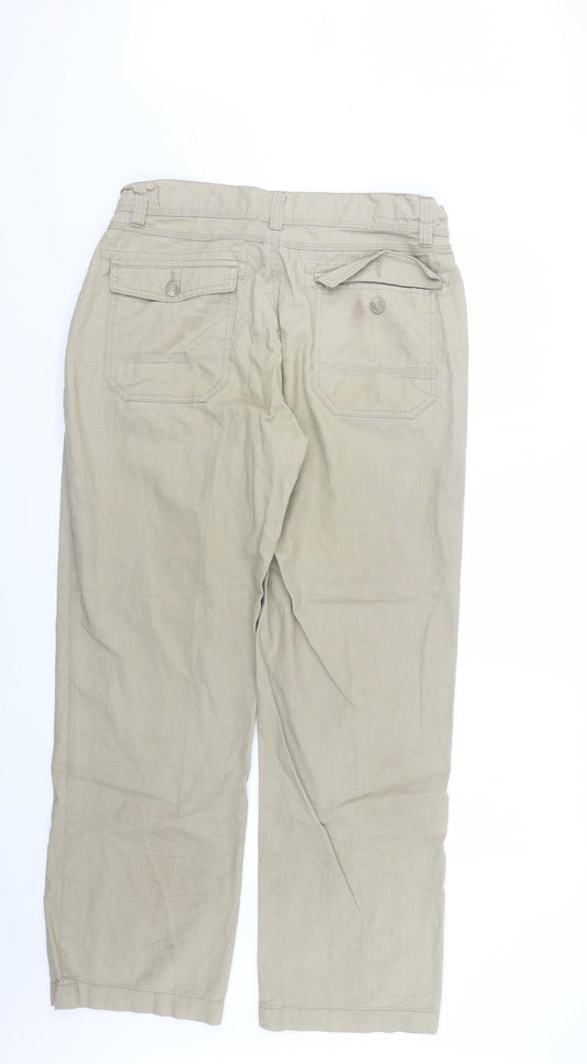 TU Womens Beige   Trousers  Size 36 L29 in