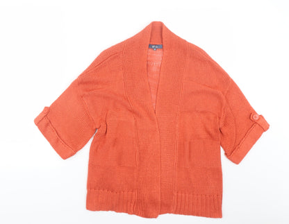 Womens UK Size 12 Evie Orange Cape Jumper