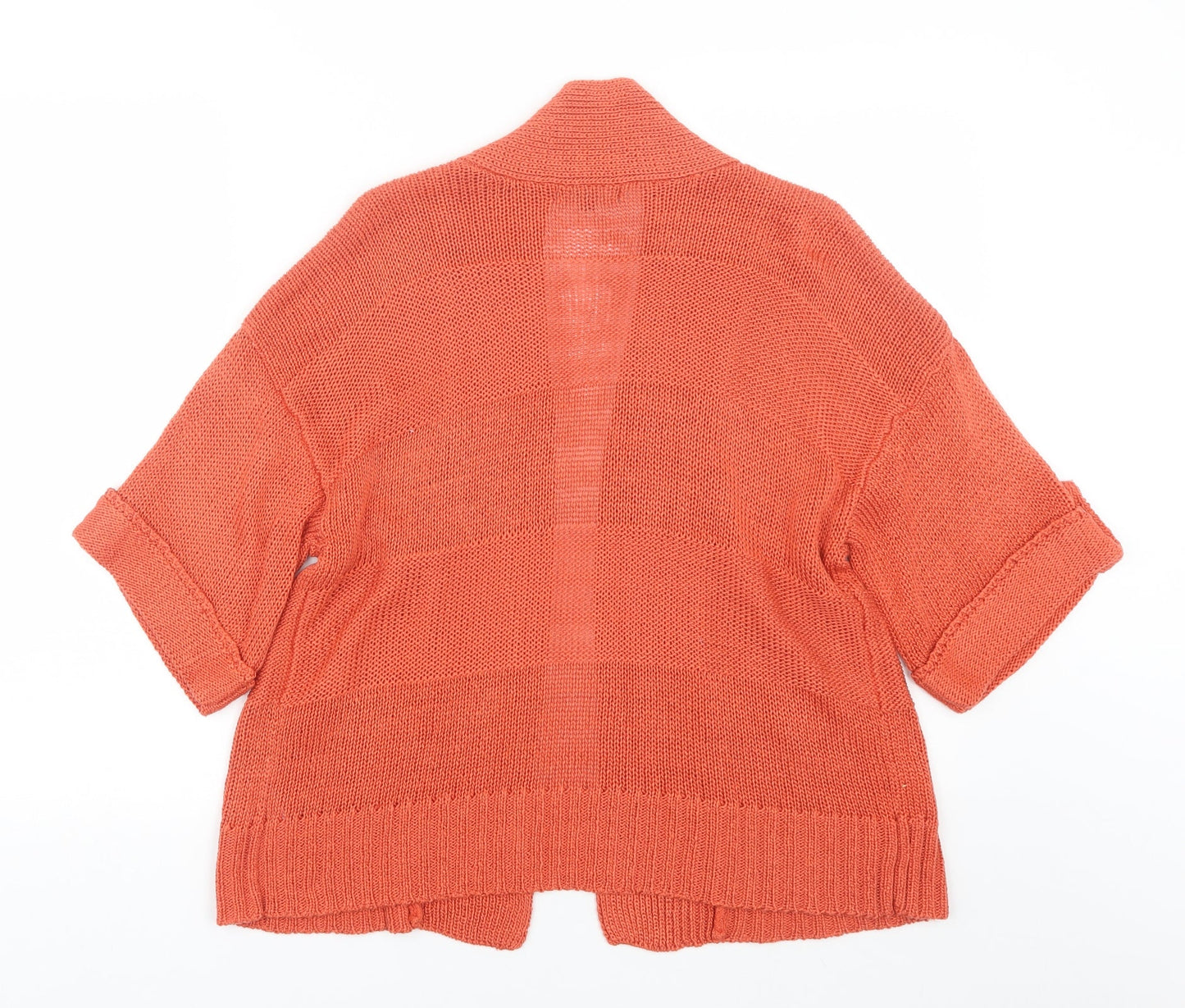 Womens UK Size 12 Evie Orange Cape Jumper